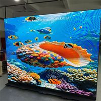 Afficheur LED portable pliable P2.5 de 640x1920 mm, écran sur pied à haute luminosité