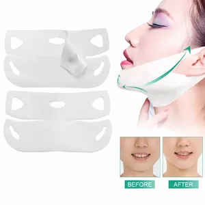 Double Chin Reducer V Line Lifting Mask Contour Lifting Firming Moisturizing Mask V-Line Lifting Patches Slimming Face Mask