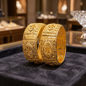 Wholesale Dye Gold Plated Traditional Indian <b>Bangles</b>, Fashion Jewelry, Custom Brass <b>Bangles</b>, Dye Gold Filled Jewelry Oro Joyeria - Product Image 4