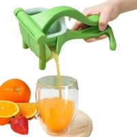 Draagbare handmatige multi-kleurige citroenpers, grote handmatige sapcentrifuge voor fruit en groenten