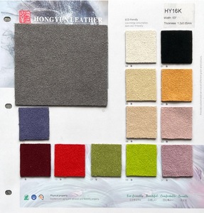 Độ bền kéo cao da lộn Faux da không thấm nước thân thiện với môi sợi nhỏ da tổng hợp đồ nội thất y tế ứng dụng túi - Product Image 4