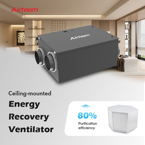 Recuperación de energía térmica de alta eficiencia Ventilación Sistema de Hvac residencial Recuperador de aire Erv Hrv - Product Image 1