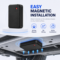 Traceur GPS sans fil étanche YK-W07 4G 2G GLONASS WiFi avec bouton SOS, aimant puissant, suivi en temps réel, longue autonomie pour automobile