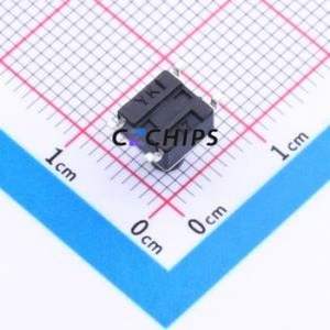 TD-1101SR-8.0H-250 Tactile Switch SMD-4P,6x6mm Switch Single Pole Single Throw Round Button 2.5N Vertical Mount - Product Image 2