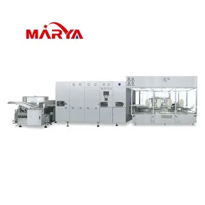 Machine de production d'emballage de remplissage d'ampoules en verre Marya avec lavage de bouteilles à ultrasons en Chine Fabricants