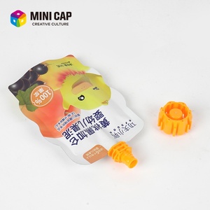 Bolsa de Embalaje Flexible a Prueba de Fugas con Boquilla y <span class=keywords><strong>Mini</strong></span> Tapa Encajable, <span class=keywords><strong>para</strong></span> Smoothies y Purés - Product Image 4