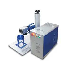 factory direct price 20W 30W 50W gold metal cutting 3d fiber laser marking machine