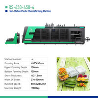 Fournisseur de la Chine Machine de fabrication de boîtes à biscuits en plastique Équipement de thermoformage plastique Machine de fabrication de plateaux en plastique