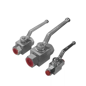 Robinet à bille haute pression avec filetage interne : G1/4-G3/8-G1/2, G3/4/1 pouce, Robinet à bille hydraulique britannique haute pression. - Product Image 2