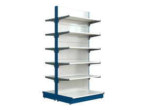 Bulk Sale Narrow Aisle Supermarket <strong>Shelves</strong> <strong>Slim</strong> Design Metal Shelving <strong>Unit</strong> for Maximizing Floor Space - Product Image 5