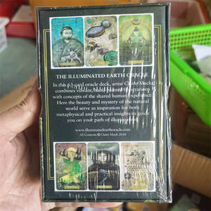 Tarot de Adivinación Ecológico con Afirmaciones Positivas, Baraja de Cartas <span class=keywords><strong>del</strong></span> Oráculo de la Tierra Iluminada con Guía, para Regalo - Product Image 3