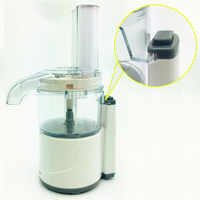 Petit robot culinaire 2-en-1, Mini-mixeur, déchiqueteuse et robot culinaire pour la cuisine, bouteille à impulsion avec 2 lames