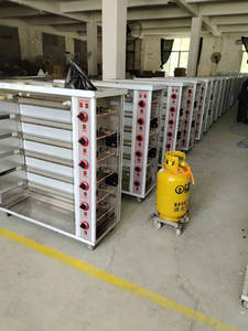 Asador de Pollos Eléctrico/a Gas de Alta Capacidad, Máquina Asadora de Pollos, <span class=keywords><strong>Horno</strong></span> Asador de Pollos - Product Image 5