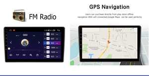 Jac 961a <span class=keywords><strong>MTK</strong></span> 8227 Wifi 4Core DIN Đôi Phổ 9 "10" Autoradio Xe Video Âm Nhạc Navigation Máy Nghe Nhạc Stereo Wifi Rds FM BT 32GB - Product Image 4