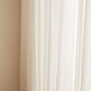 Cortinas Translúcidas de Tul Plisadas y Bordadas para Dormitorio u Oficina, Diseño Moderno y Elegante - Product Image 5