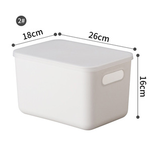 Plastik-Aufbewahrungsbox für Zuhause, <span class=keywords><strong>Mini</strong></span>-Organizer mit Griff, Umweltfreundlich, Langlebig, Leichtgewichtig, Multifunktional für Kleidung - Product Image 6