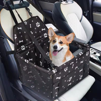 Housse de siège auto de luxe transfrontalière en tissu Oxford pour animaux, pliable et portable, respirante et anti-suffocation pour les trajets en voiture