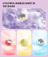 Coffret Cadeau de Bombes de Bain Aromatiques aux Fleurs Séchées Colorées – Relaxation, Sommeil, Nuit Romantique, Effervescences SPA pour la Maison et les Voyages – Cadeau pour Femmes et Hommes – OEM