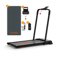 Caminadora Portátil Mini Plegable para Debajo del Escritorio, Máquina para Correr, Fitness Eléctrico con Inclinación Manual, Plataforma para Caminar
