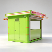 Contenedor Expandible Tipo Casa, Edificio Comercial Personalizado, Oficina, Hotel, Cafetería, Tienda de Té con Leche, Sala de Actividades, Área Escénica