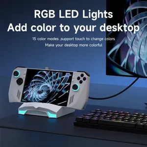 Station d'accueil universelle Hagibis ROG Ally/<span class=keywords><strong>Steam</strong></span> <span class=keywords><strong>Deck</strong></span>/OLED 6 en 1 avec HDMI 4K, RJ45 2.5G, PD 100W, éclairage RGB, hub USB-C - Product Image 5
