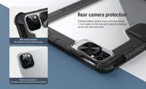 Nillkin เคสแท็บเล็ตแบบทนทานพร้อมฝาพับหนังลาย Camara สำหรับ iPad MINI 6 /ipad Air 5 /samsung <span class=keywords><strong>TAB</strong></span> S8 + - Product Image 2