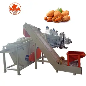 Automatic palm kernel shell separator almond palm kernel cracker and separating machine