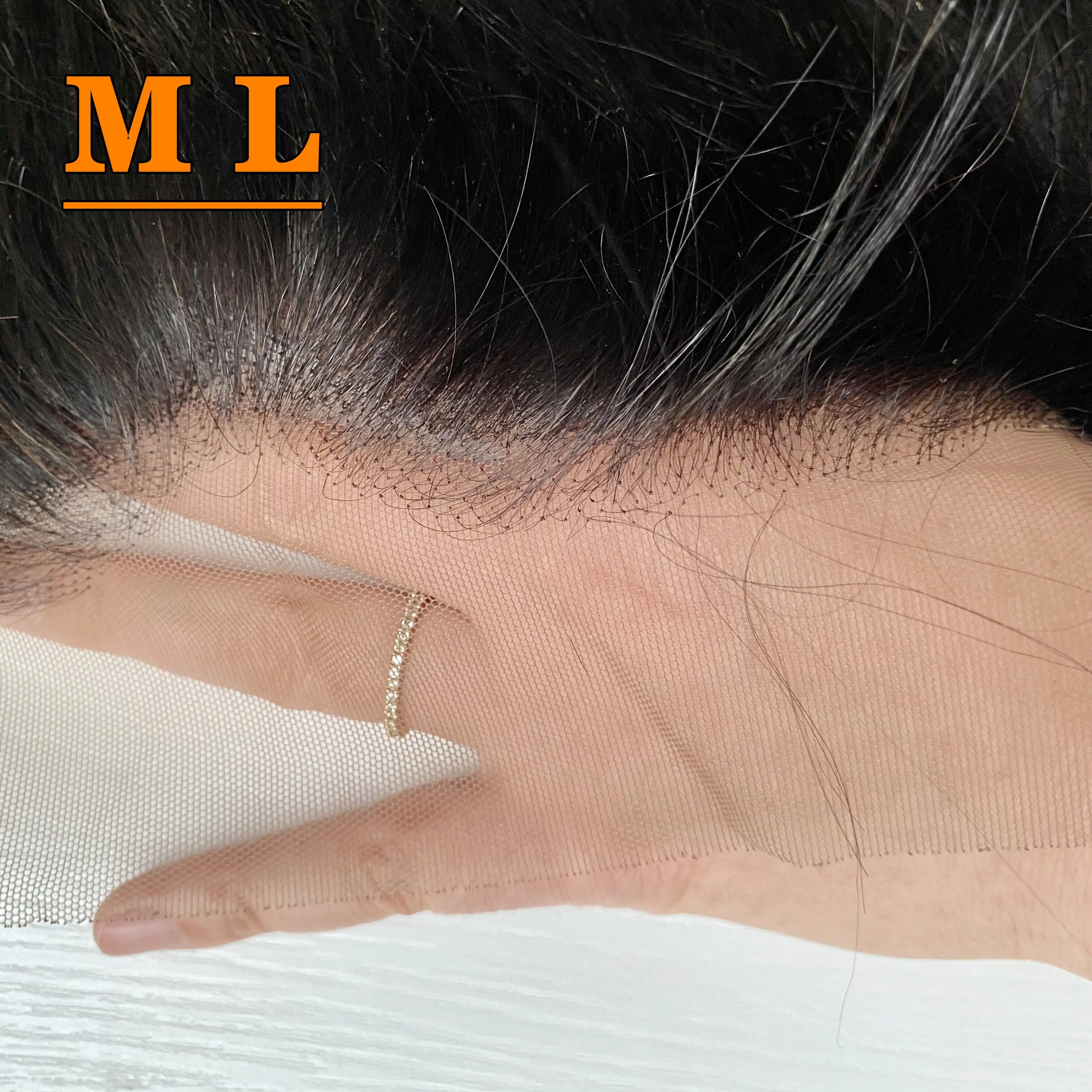 Brezilyalı İnsan saç dantel frontal 13*4 '1b renkli düz tip yoğunluğu 130%