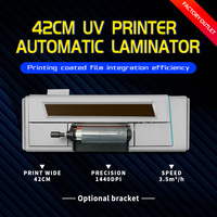 Imprimante DTF UV A2 de bureau de fabrication originale avec laminateur automatique rouleau à rouleau et garantie d'un an