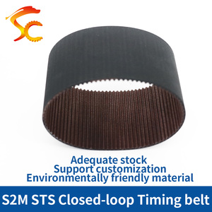 ส่งมอบสายพานยาง S2M/<span class=keywords><strong>STS</strong></span> 166/168/172/176/180/182/184มม. สายพานยาง S2M แบบวงแหวนปิดสำหรับงานอุตสาหกรรมขนาด9มม. อย่างรวดเร็ว - Product Image 3