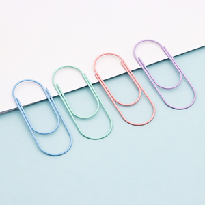 Clips en <span class=keywords><strong>métal</strong></span> géants de 50 mm, colorés, en plastique recouvert de PET, grands clips pour photos, lettres, classeurs - Product Image 6