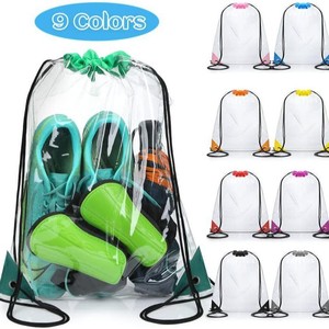 Wholesale <strong>Security</strong> Friendly Stadium Approved Heavy Duty clear Clear Drawstring Bag Sports Waterproof PVC Bag <strong>Backpack</strong> - Product Image 5
