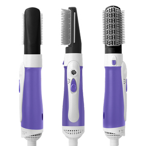 Salon de coiffure 3 en 1 Peigne à air chaud Peigne de coiffure à double usage Sèche-cheveux - Product Image 1