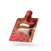 Sachets debout pour liquide à cocktail avec bec gratuit personnalisé pour l'industrie alimentaire sac d'emballage vide pour emballage de liquide de jus et de poudre