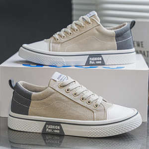 Nuevas Zapatillas Casuales de Lona con Cordones, Transpirables, Antideslizantes, para Estudiantes, Estilo Deportivo para Hombre - Product Image 3