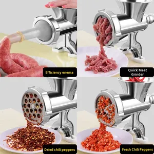 New Arrival Manual <strong>Meet</strong> Sausage <strong>Stuffer</strong> Household Meat Grinder Homemade Sausage Maker Multifunctional Chili Grinder Vegetable - Product Image 3