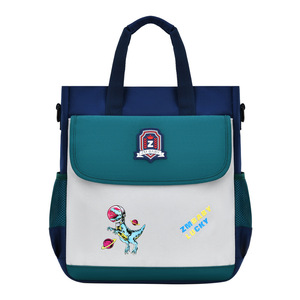 Cute Cartoon Tote Bag Royal Blue Green Pink Purple Water Resistant Shoulder Crossbody Bag For Kids School Education Unisex - Product Image 2