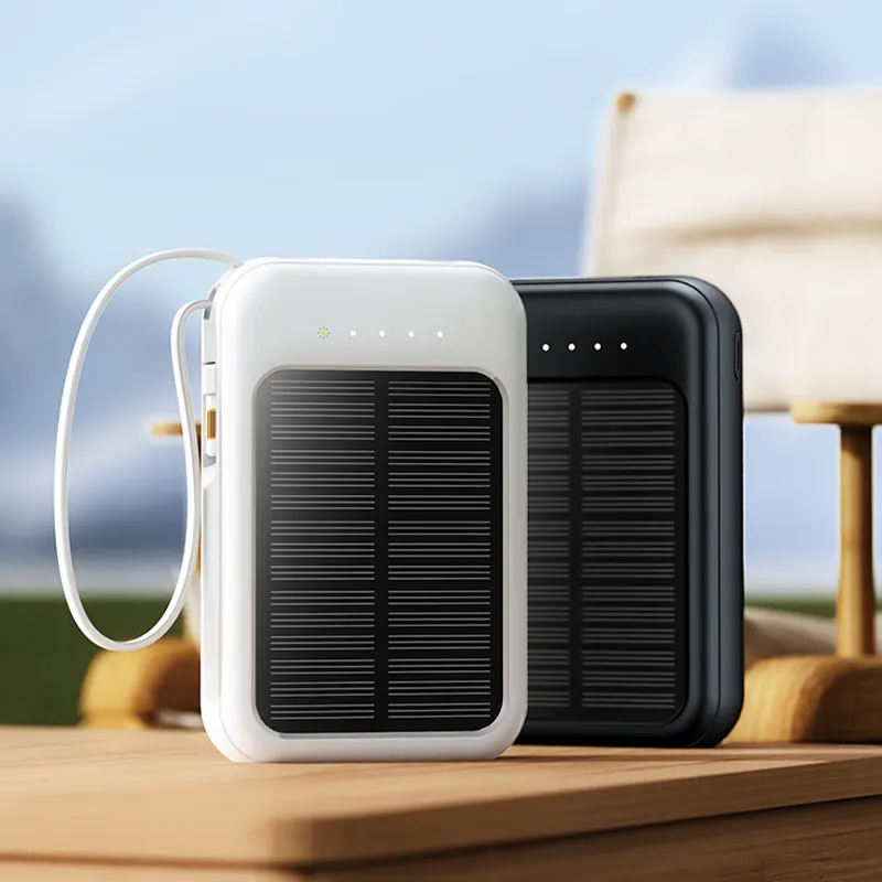 Usine Détail Attention Solaire Mobile Chargeur 10W Mini Flash Camping Lumière Solaire Banque D'énergie Pour Téléphone
