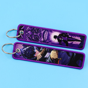 Porte-clés en tissu tissé à l'effigie de l'<span class=keywords><strong>anime</strong></span> Solos Leveling, porte-clés en tissu Death Note, accessoire <span class=keywords><strong>Cowboy</strong></span> <span class=keywords><strong>Bebop</strong></span> - Product Image 3