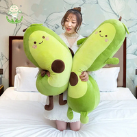 Vocado Knuffel Schattig Slaapkussen Stuur Kinderen Verjaardagscadeaus Avocado Fruit En Groenten Lange Pop
