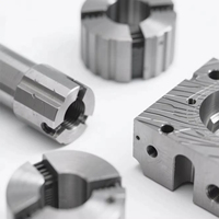 Composants de tournage et de fraisage CNC en laiton, titane, acier inoxydable, cuivre, acier, pièces CNC en laiton sur mesure