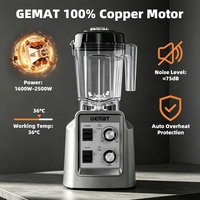 2200W 2L Krachtige professionele blender voor voedsel, ijs, gemalen yam, fruit en sojabonen voor huishoudelijke apparaten en keuken