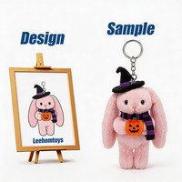 Porte-clés en peluche insecte vert amusant avec de grands yeux et des antennes, en coton PP super doux, personnalisable avec logo OEM, cadeau de Noël unisexe