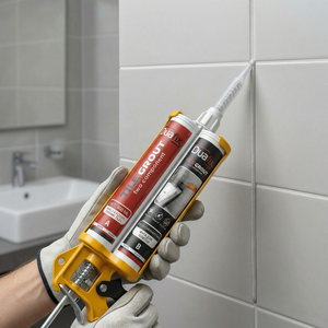 Lechada Epoxi de Dos Componentes 400ml, Impermeable, Resistente a Químicos, Relleno para Juntas de Azulejos para Paredes y Pisos Duafix - Product Image 2