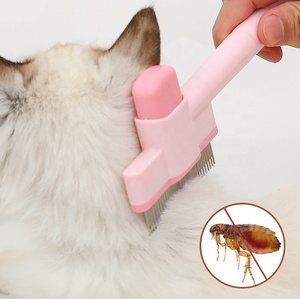 Peine Autolimpiable de Plástico para Mascotas ORIENPET & OASISPET, Elimina Pulgas y Garrapatas, Dientes Largos y Cortos, JJFD22294, Producto para Mascotas - Product Image 5
