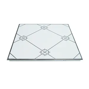 Customized Fireproof aluminum metal clip In ceiling tile 60x60 false ceiling plate for china Supplier