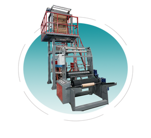 Machine de soufflage de film industriel ABA à 2 couches Double <span class=keywords><strong>enrouleur</strong></span> 45/900 moulage par extrusion-soufflage pour sacs d'expédition LDPE/HDPE - Product Image 5