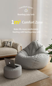 <span class=keywords><strong>Pouf</strong></span> Géant Fauteuil Poire <span class=keywords><strong>Canapé</strong></span> sur Mesure Grand <span class=keywords><strong>Pouf</strong></span> pour Salon - Product Image 2