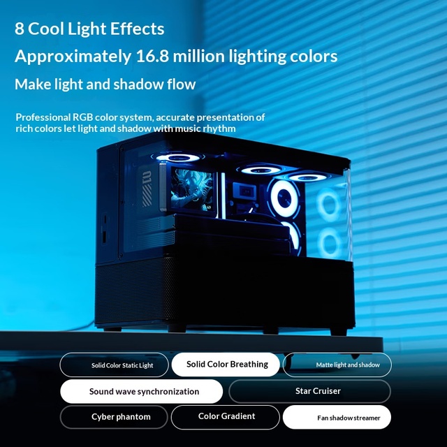 NEW CYBER All-in-One Desktop Speaker Display Screen | Ocean View Room Speaker | High-Fidelity Computer Speaker | Home Audio |