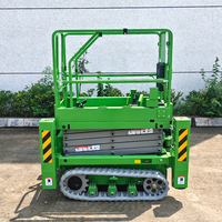 Bester Preis 4m 6m 8m Kompakter Raupen-Scherenlifter Automatische Hydraulische Plattform Raupen-Scherenlifter Hydraulische Kettenplattform